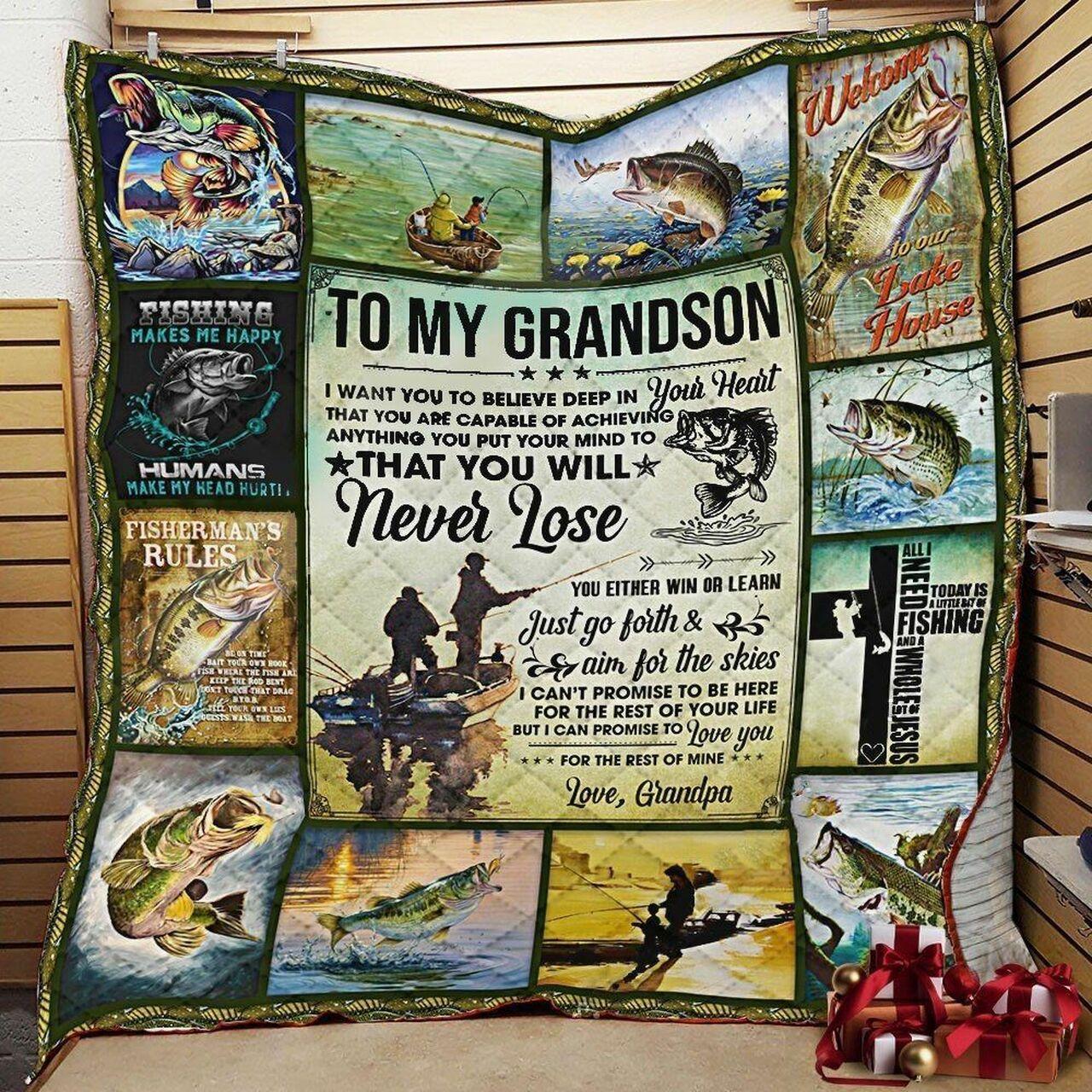 To My Gronhing Cl30100113Mdq Quilt Blanket