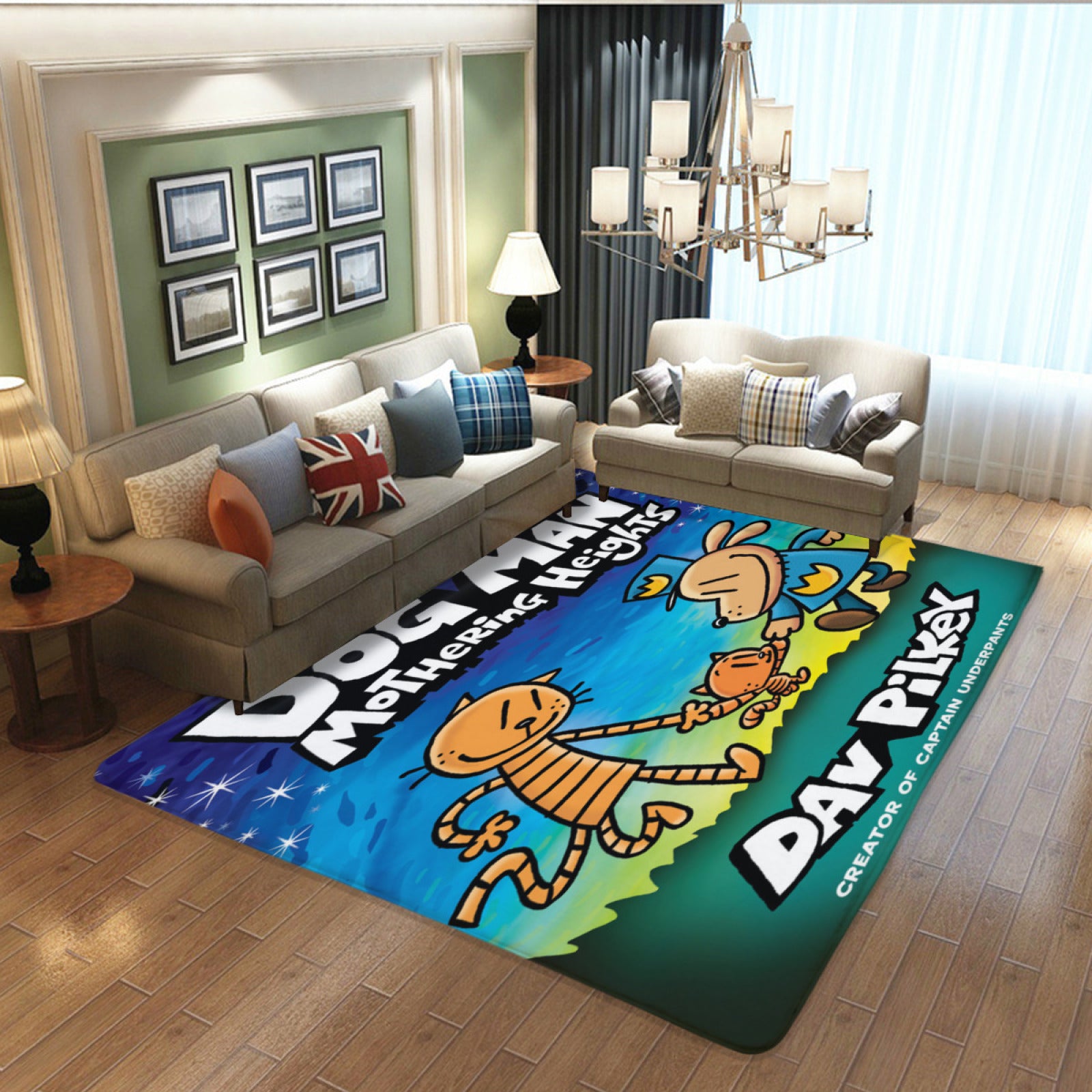 Dog Man Carpet Living Room Bedroom Mats Kitchen Bathroom Rugs