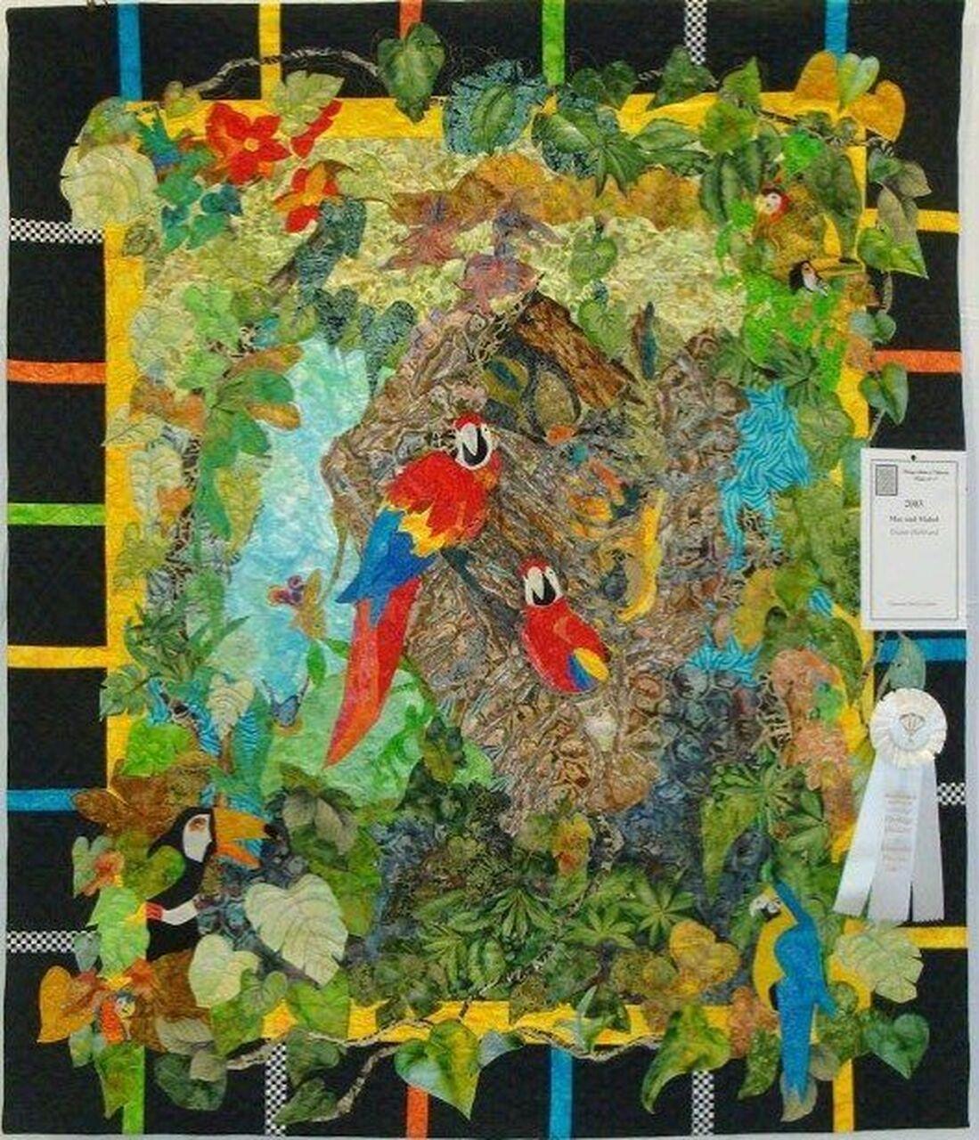 Parrot Cla08110699Q Quilt Blanket
