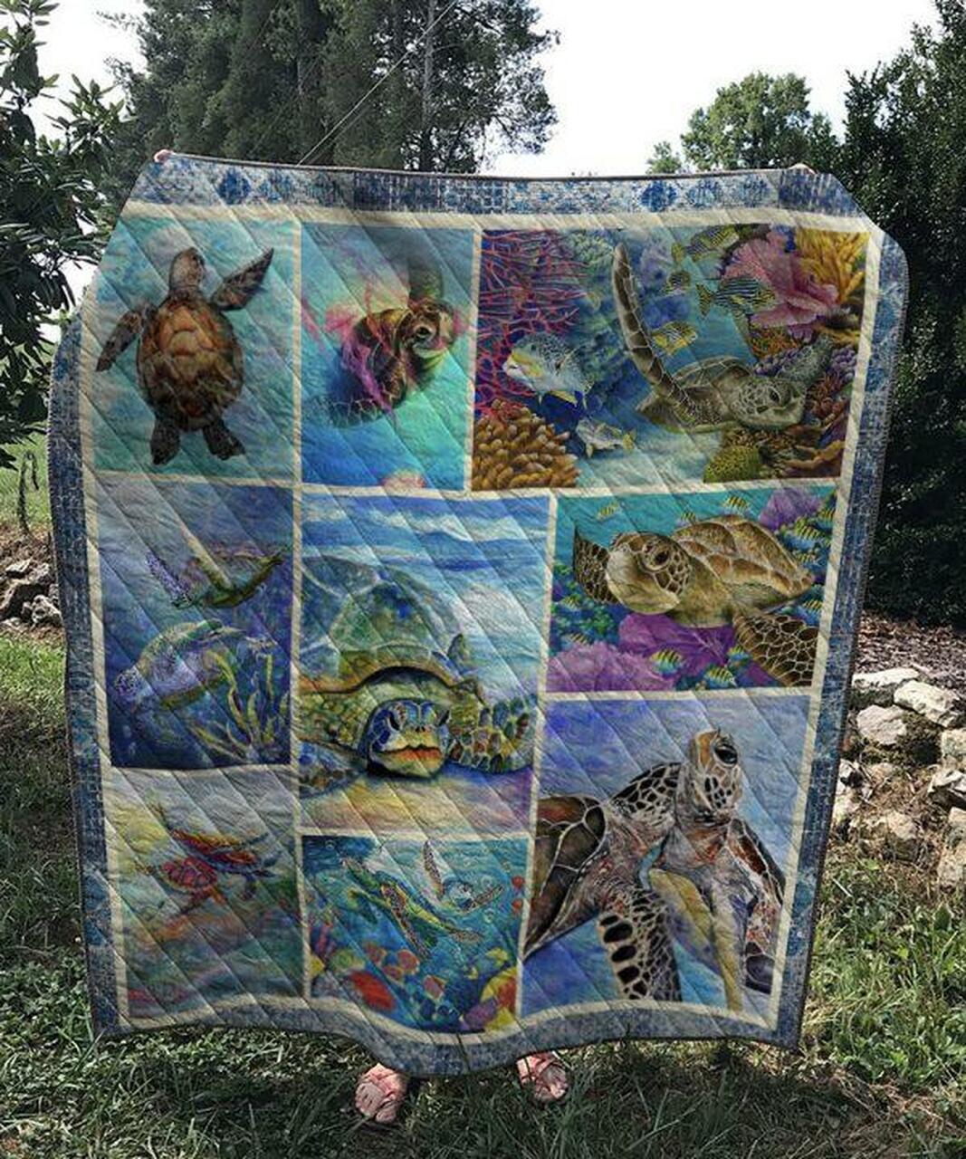 Turtle 1103 25 Quilt Blanket Quilt