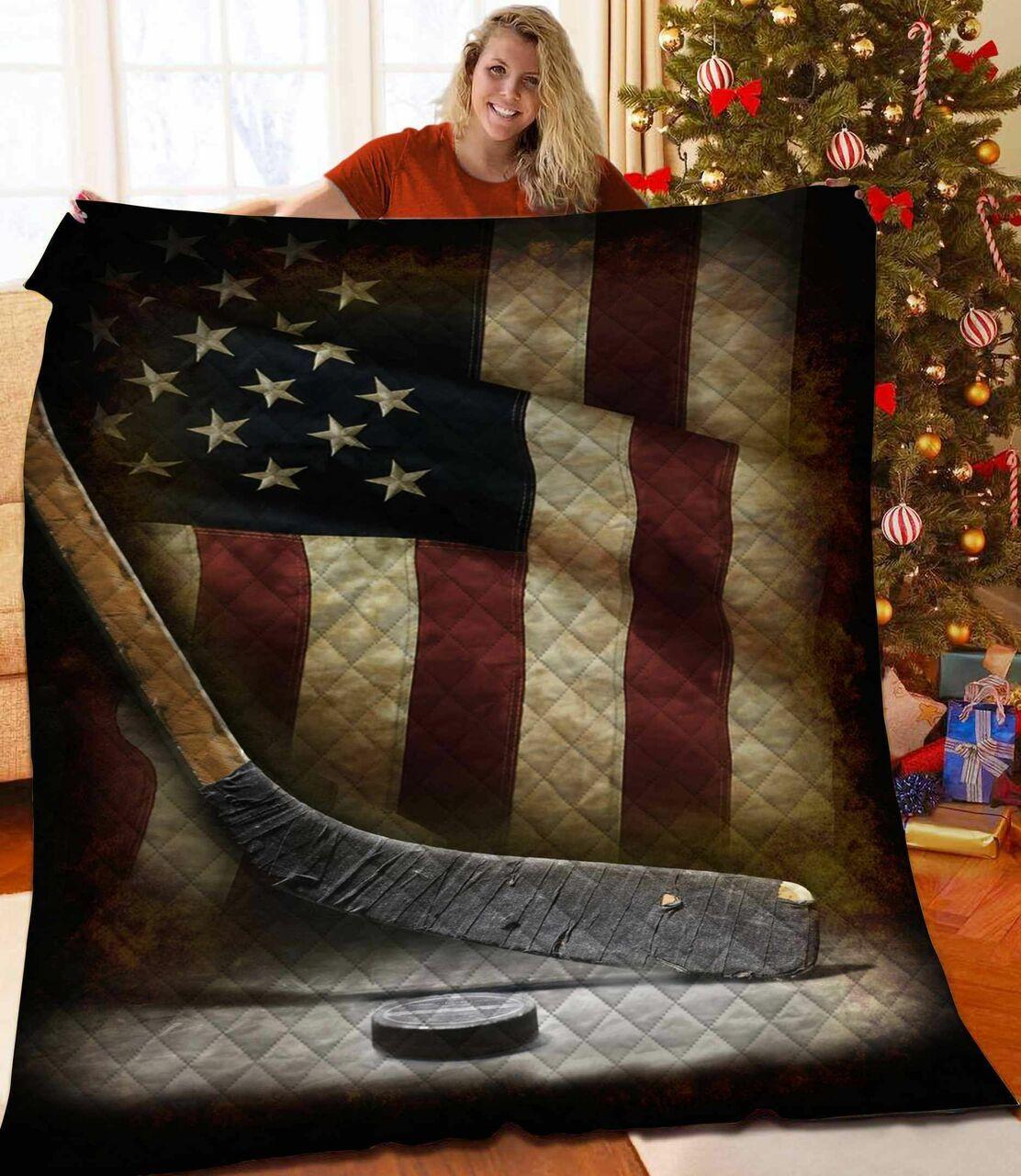 Hockey Cla05121591Q Quilt Blanket