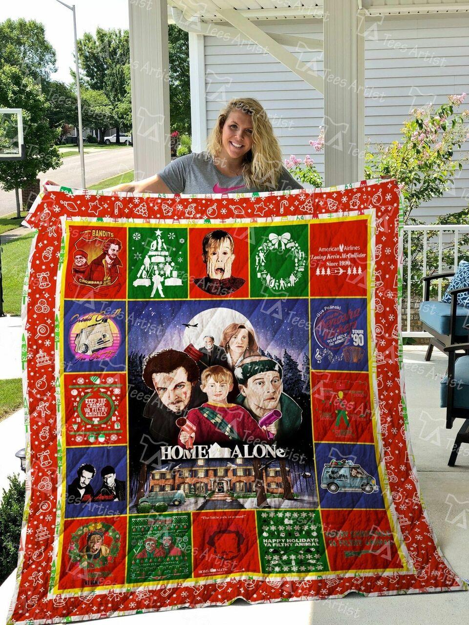 Home Alone Quilt Blanket 01893