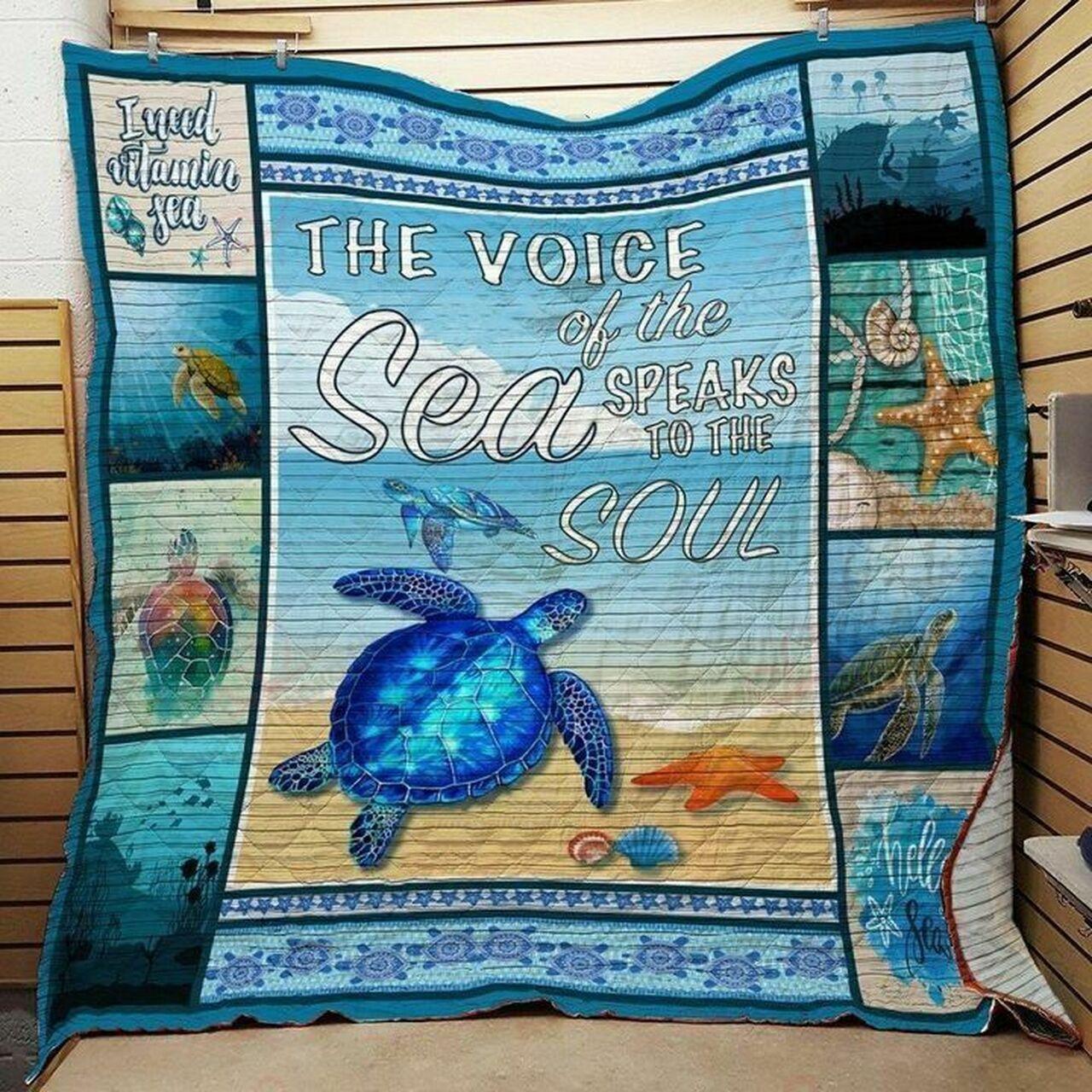 Turtle The Voice Of Tp To Toul Quilt Blanket Greattomized Blanket G For Birthday C Thgiving