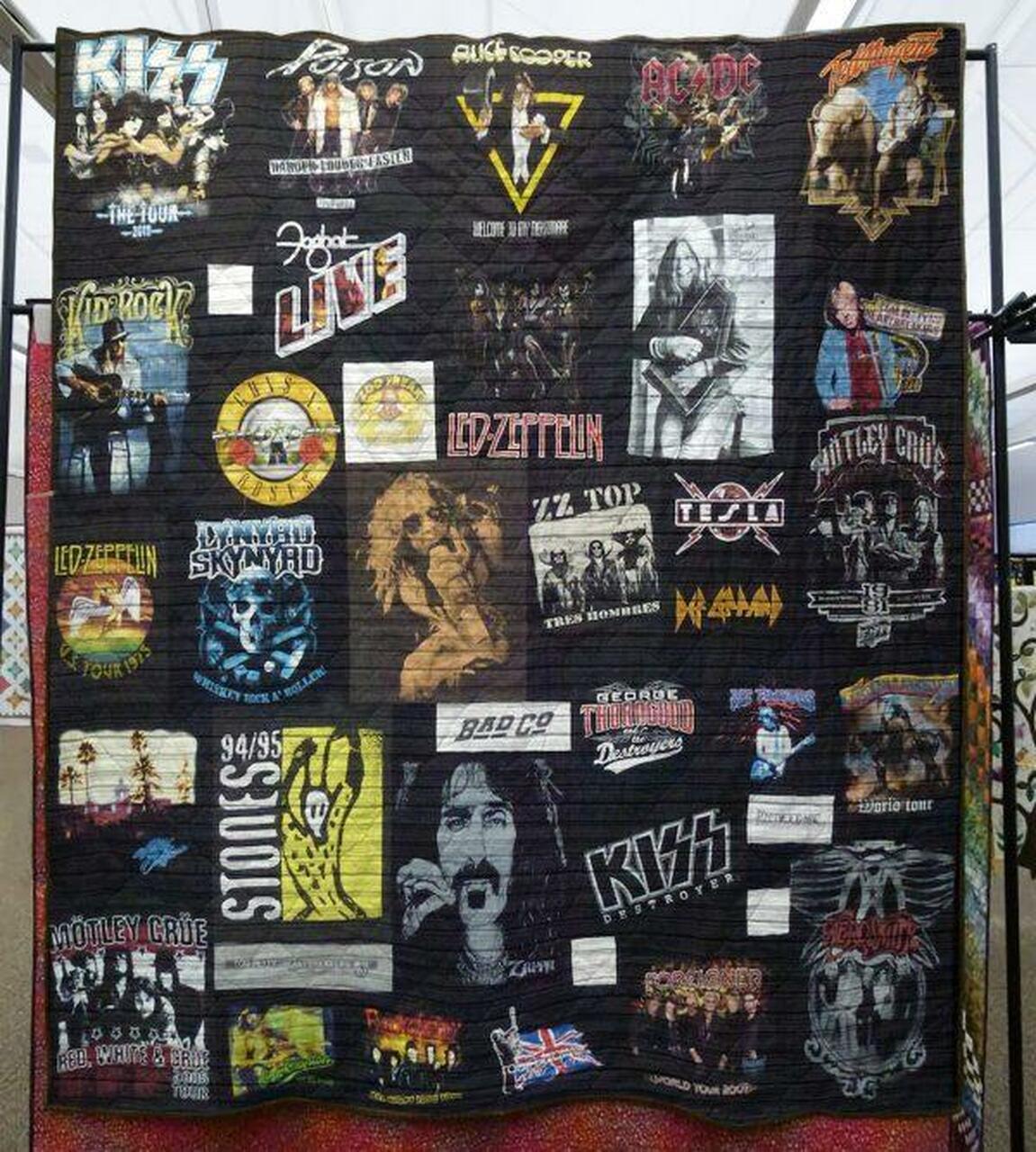 Rock N Roll Quilt Blanket Lk08 Quilt