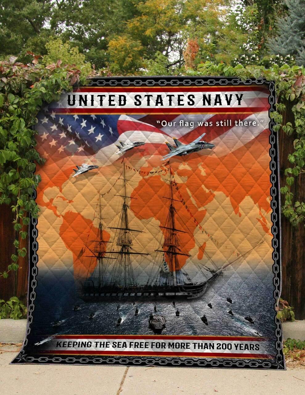 U S Navy Blanket 3D Ntp-Qnk0026 Quilt