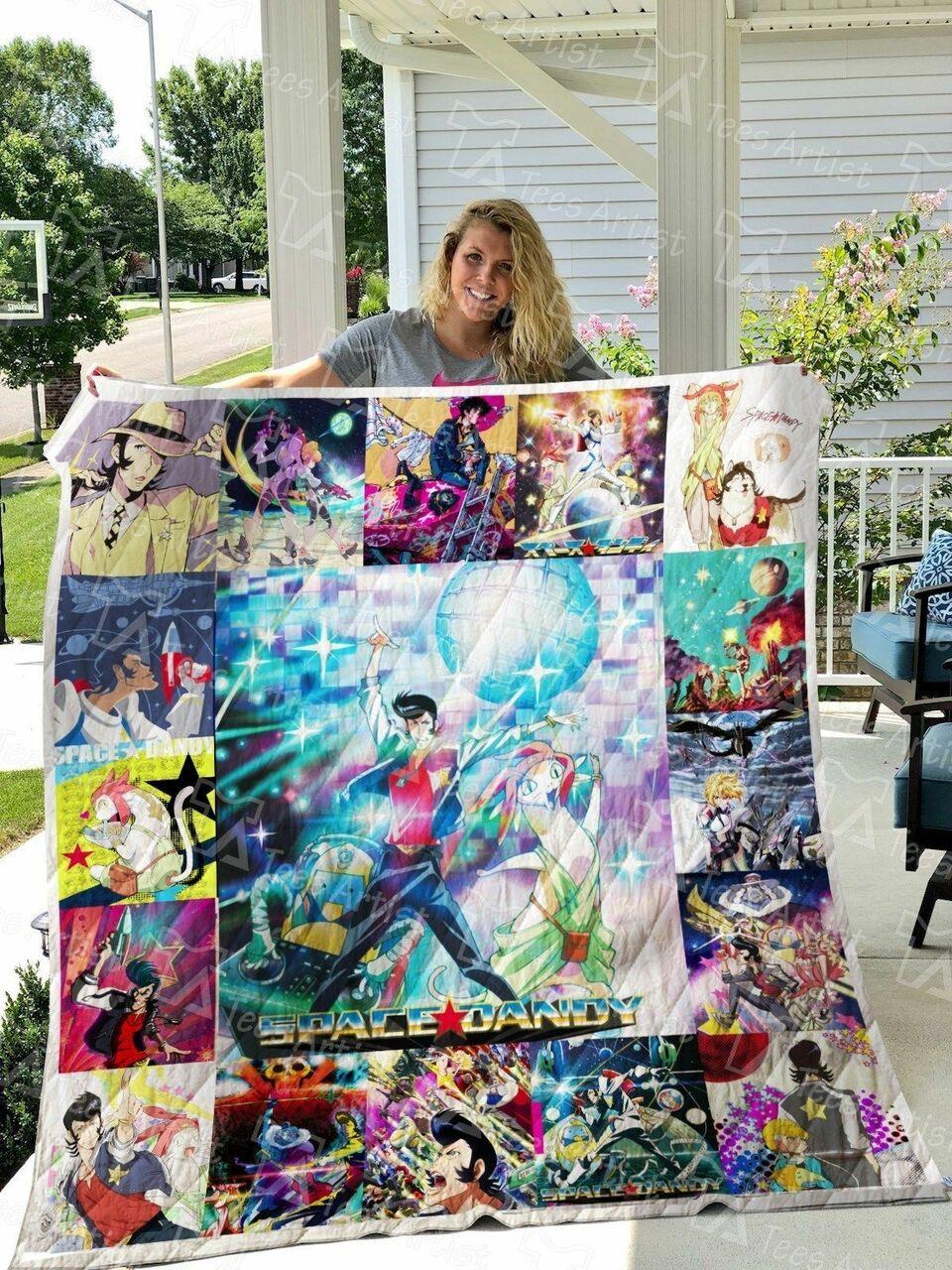 Space Dandy Quilt Blanket 0460