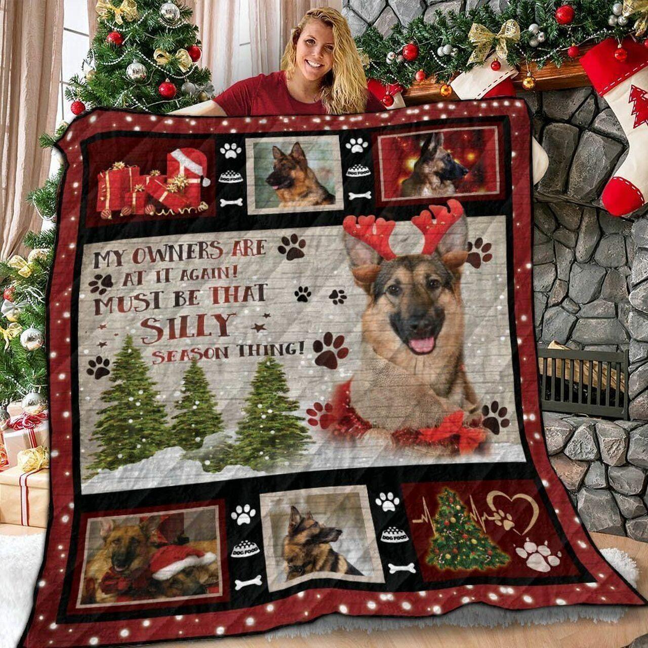 Germhepherd C My Ow Are At It Againt Be Thileason Thing Quilt Blanket Greattomized Blanket G For Birthday C Thgiving