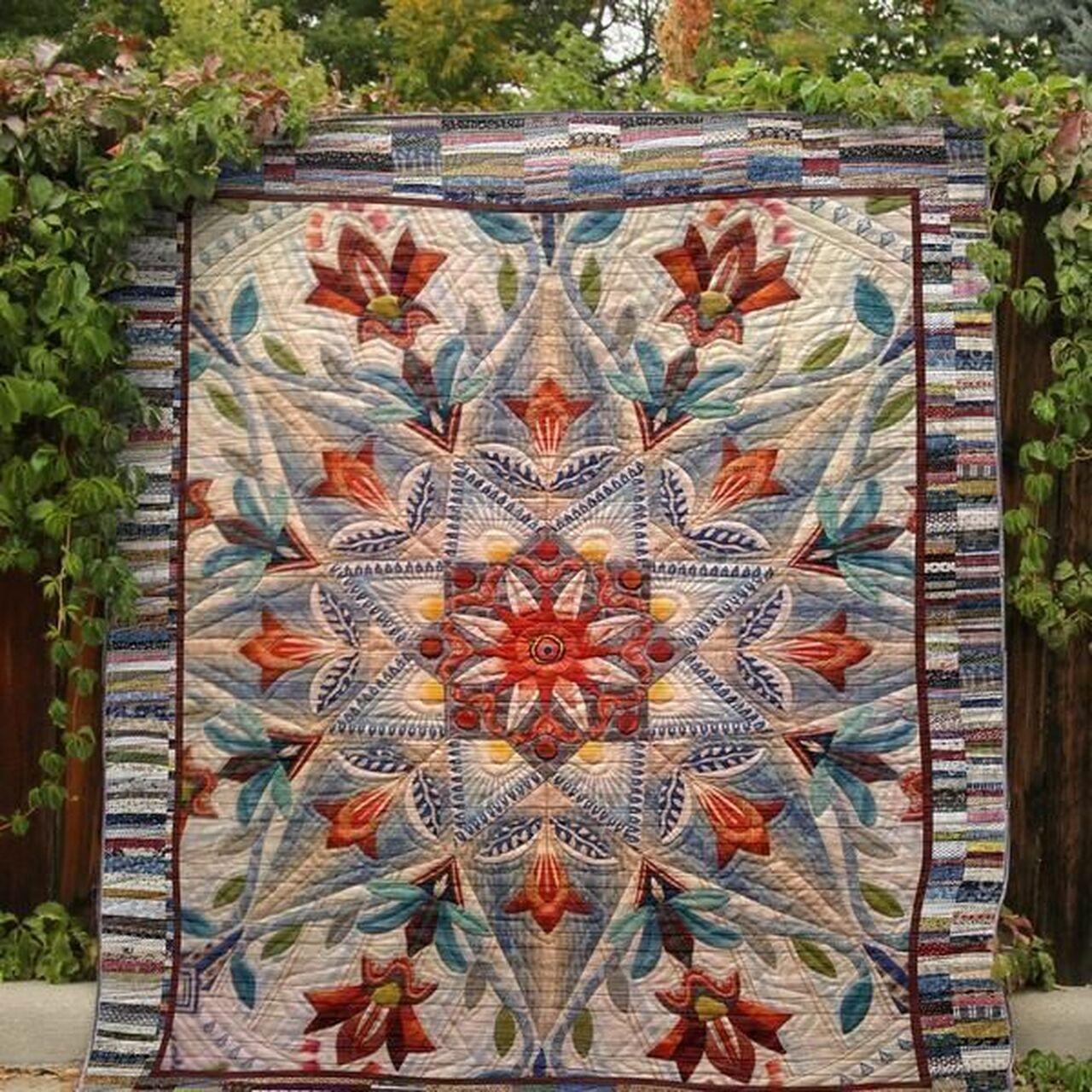 Flower Blanket Cl06120184Mdq Quilt Blanket