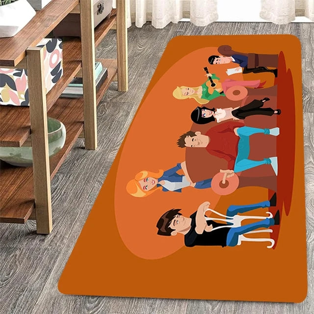 Friends Tv Carpet Living Room Bedroom Sofa Rug Door Mat