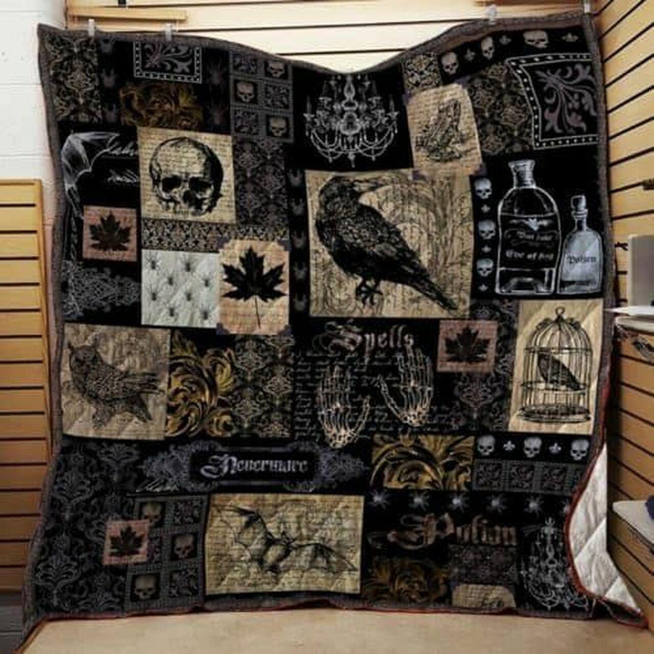 Raven Cl18120700Mdq Quilt Blanket