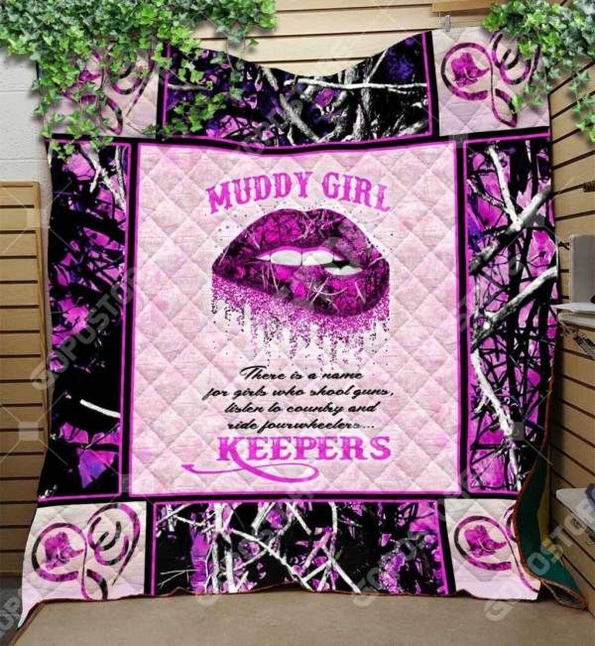 Muddy G I M A Muddy Girl Cl16110260Mdq Quilt Blanket