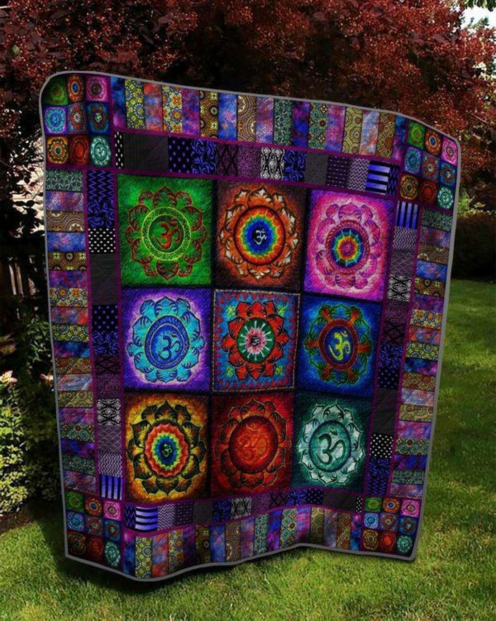 Crown Chakra P120403 Quilt Blanket Quilt