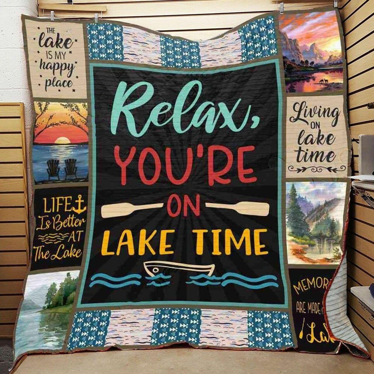 Lake Kayaking Cl30100055Mdq Quilt Blanket