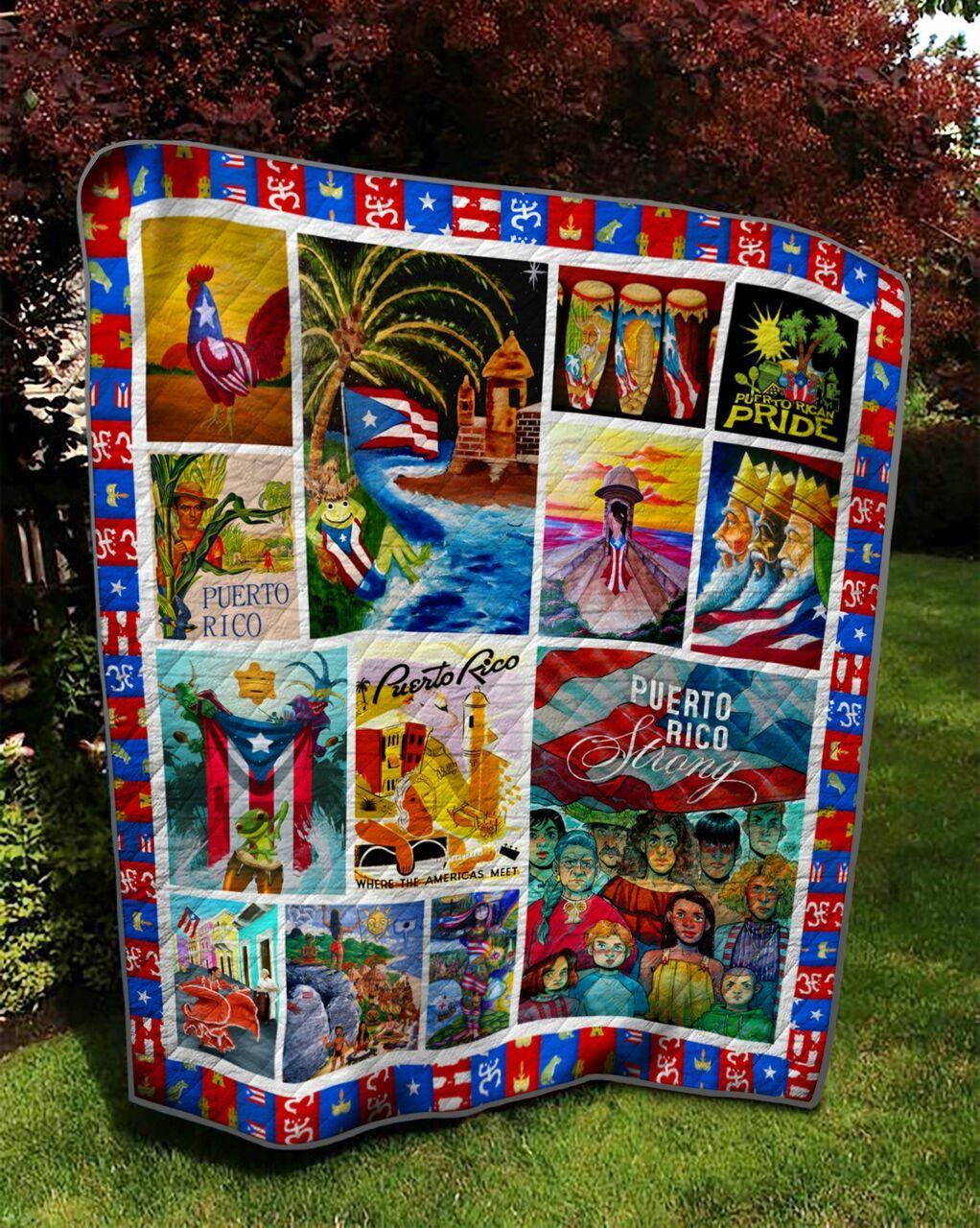 Puerto Rico Td20110125 Quilt Blanket