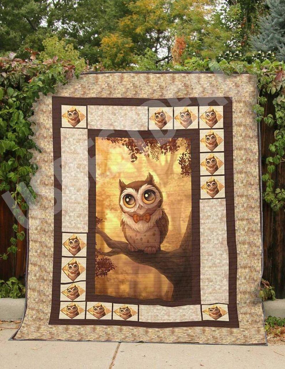 Owl One Three Cla31100115Q Quilt Blanket