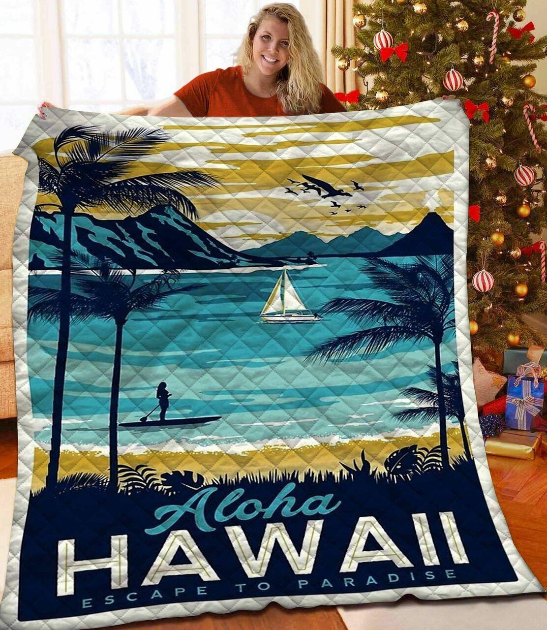 Hawaii Cla05121555Q Quilt Blanket