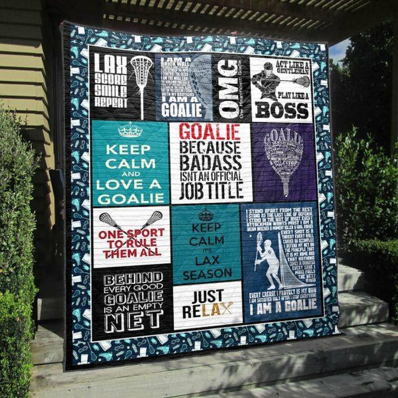 Goalie Bee Lase Men Quilt Blanket Vh09 Quilt