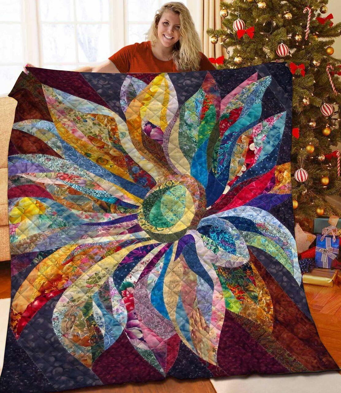 Flower Cla05121253Q Quilt Blanket