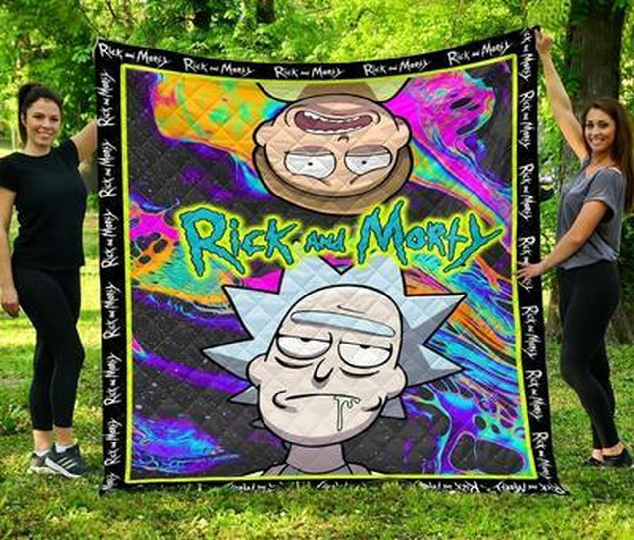 Rick And Morty Quilt Blanket Cfq39 Quilt