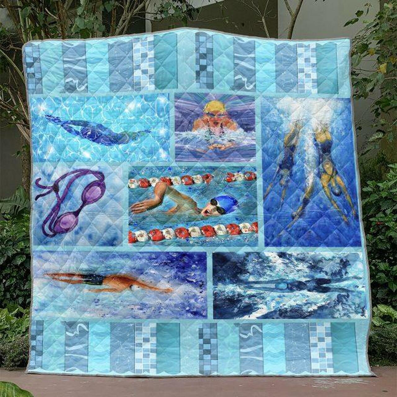 Swimming Lo Quilt Blanket Hn66 Quilt