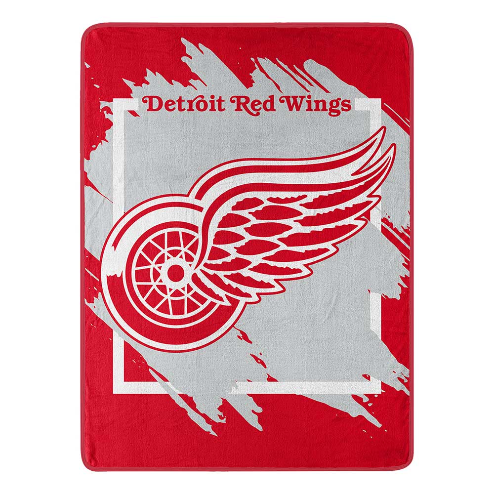 NHL Detroit Red W Diional Microchel Throw Blanket