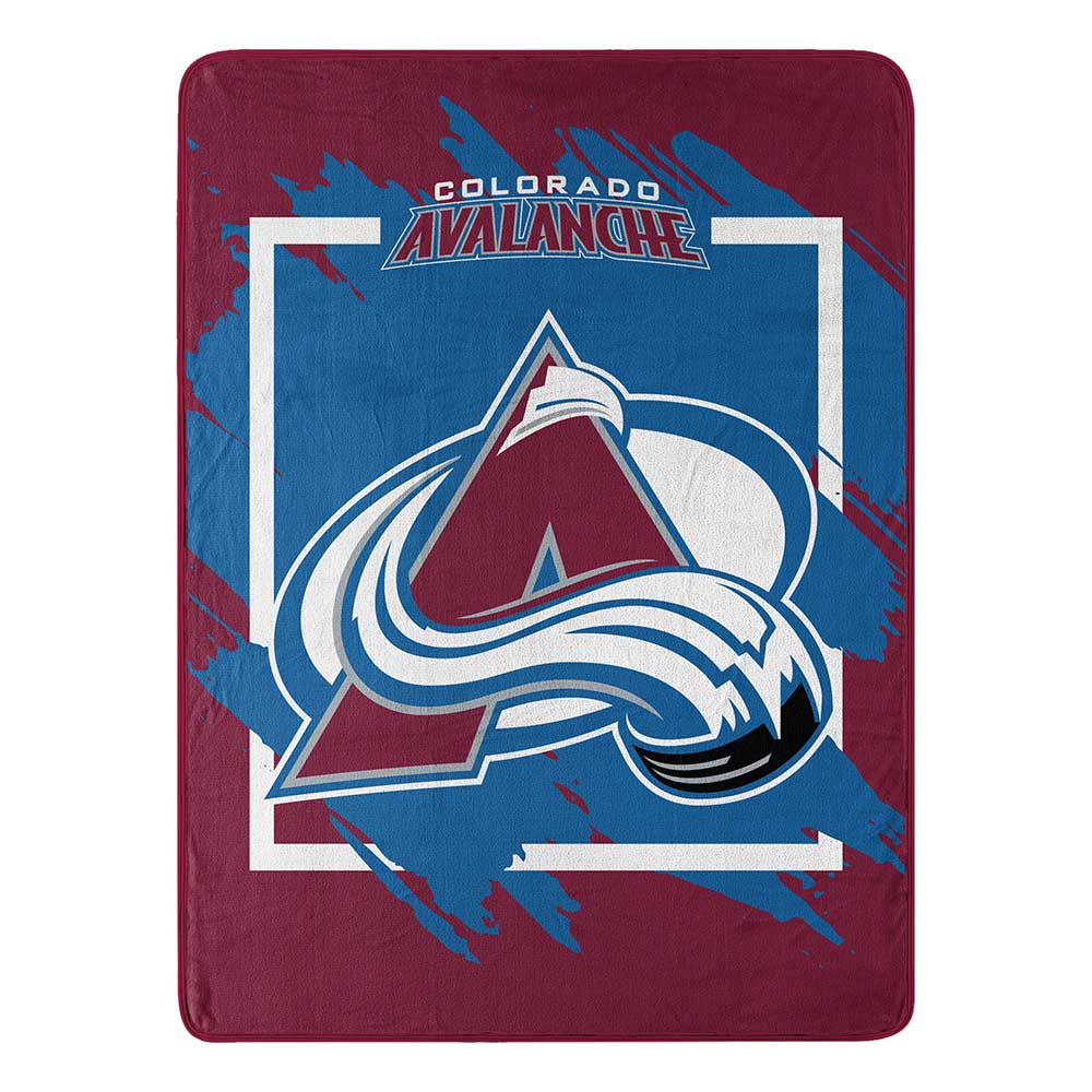 NHL Colorado Avalanche Diional Microchel Throw Blanket