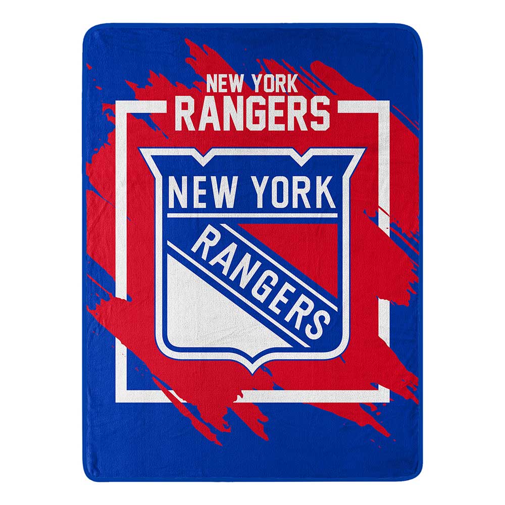 NHL New York Ran Diional Microchel Throw Blanket