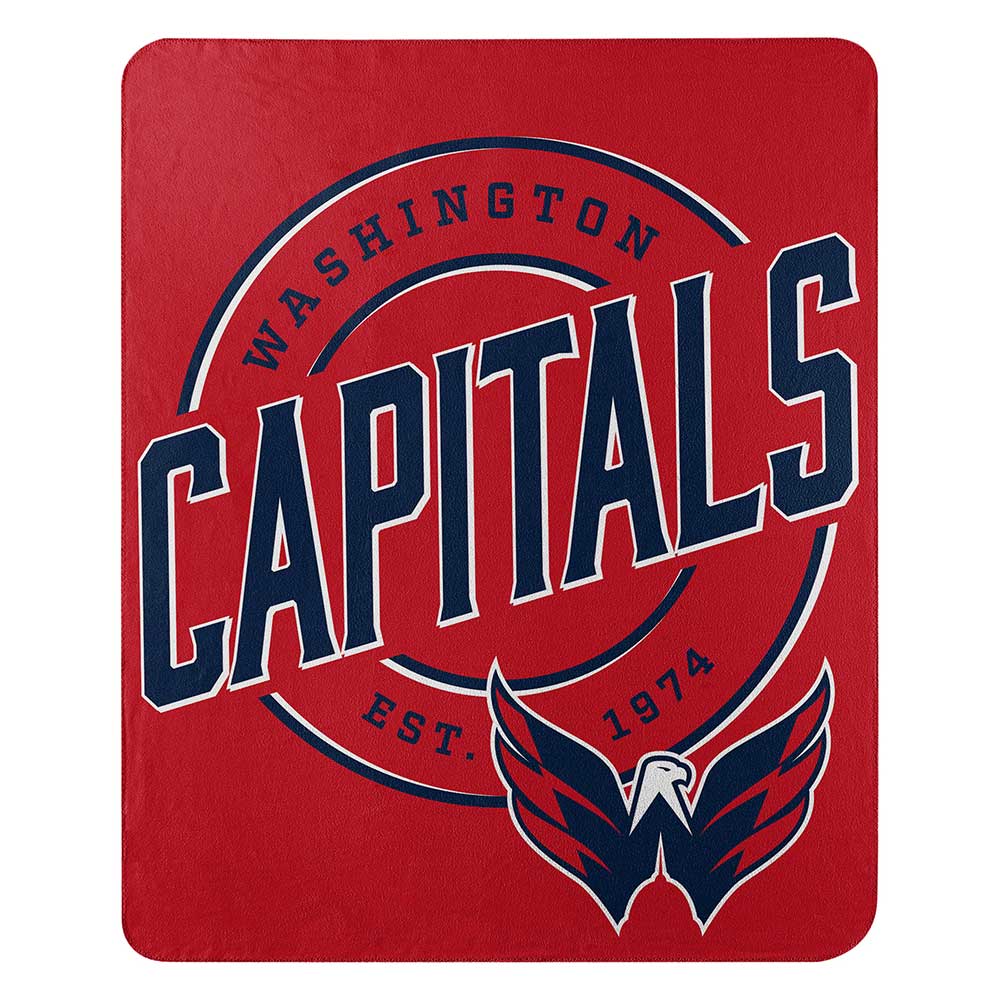 NHLhington Capi Campaign Fleece Throw Blanket