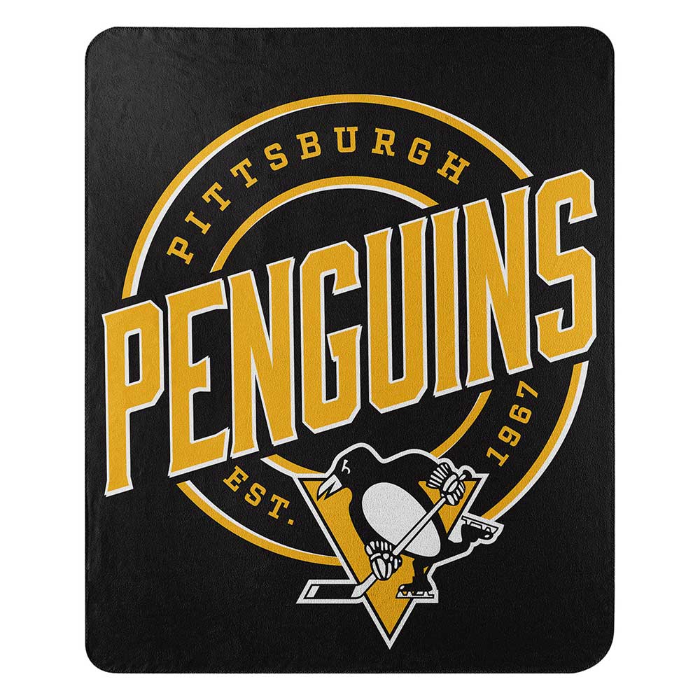 NHL Pburgh Peng Campaign Fleece Throw Blanket