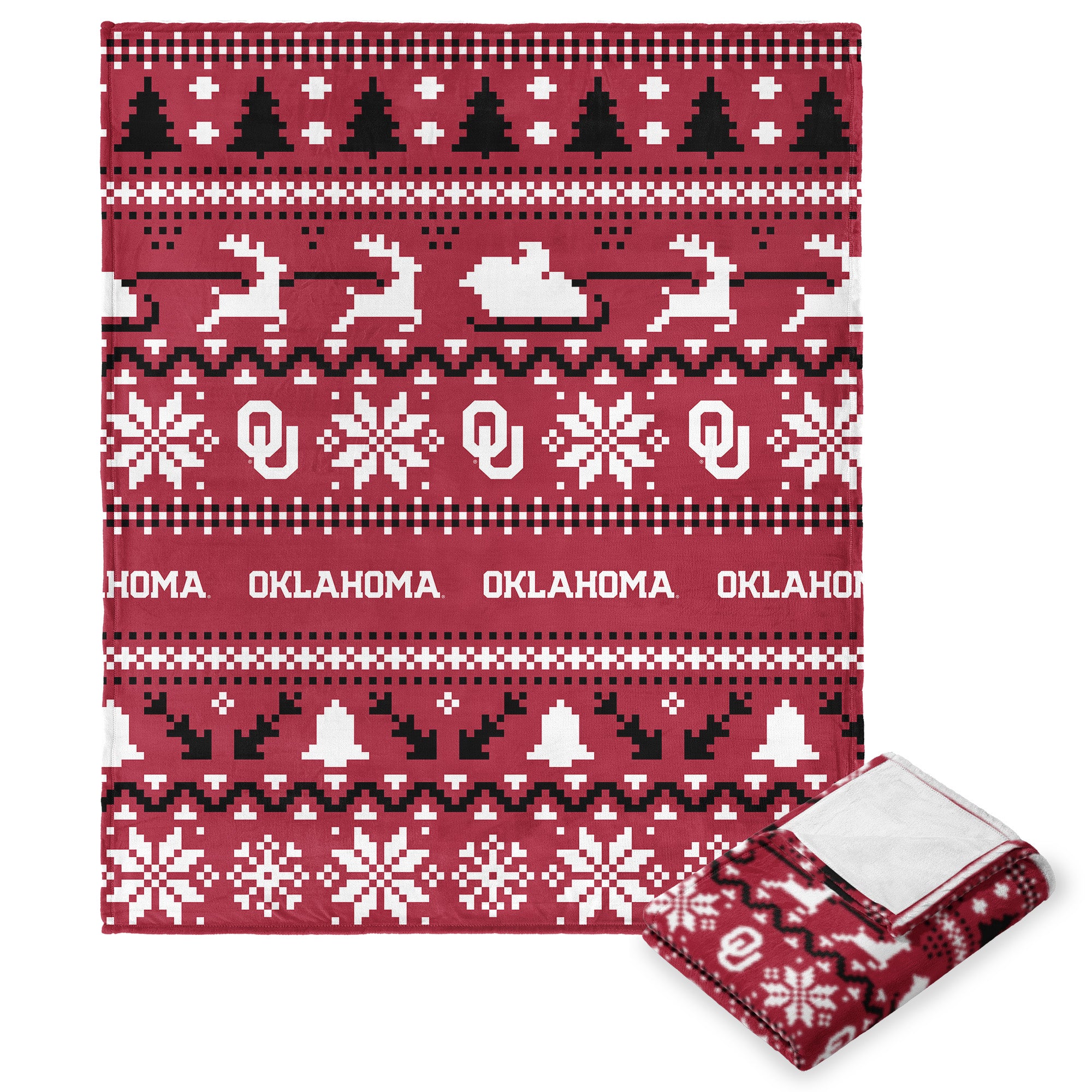 Oklahooo NCAA Tiilk Touch Throw Blanket