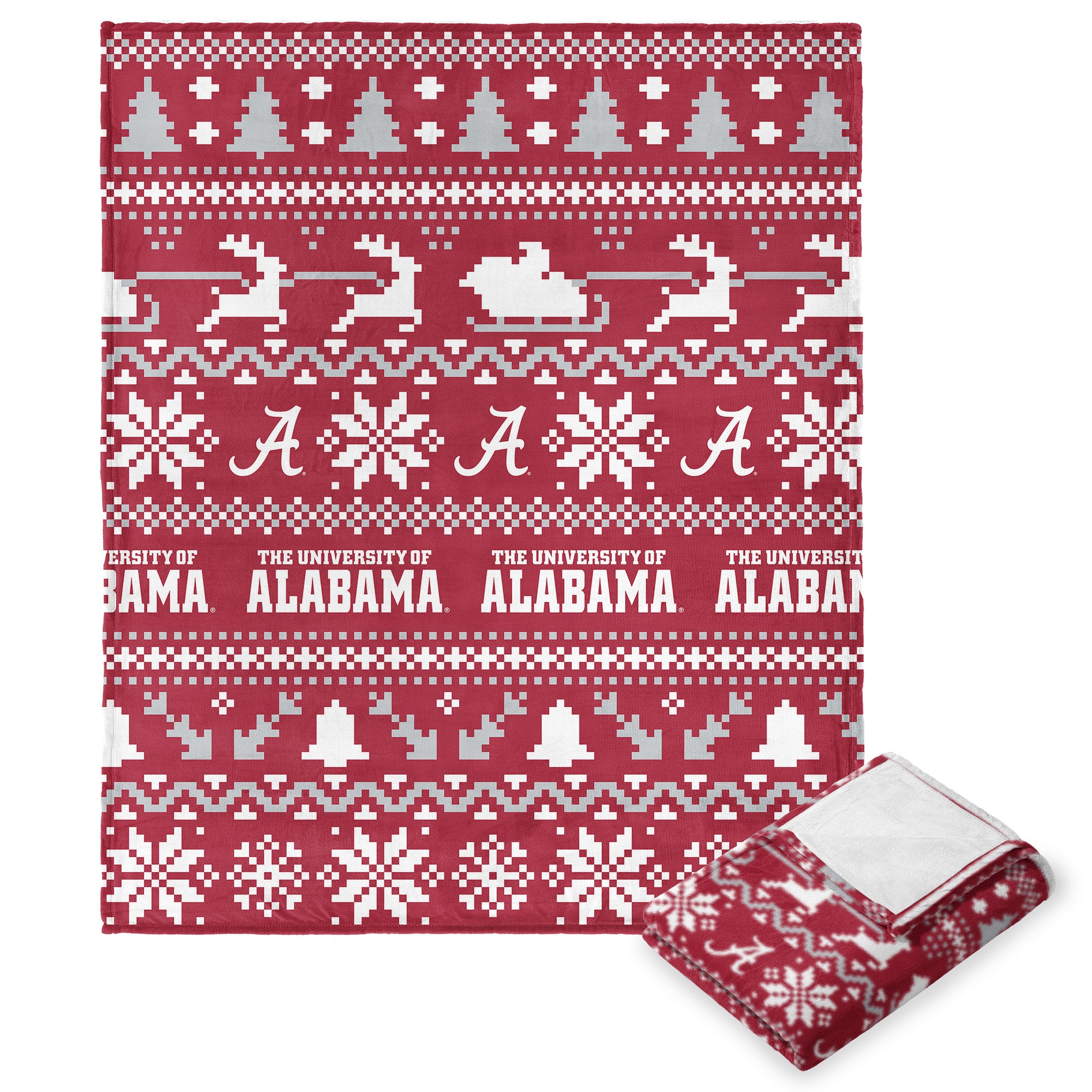 Alabama Con Tide NCAA Tiilk Touch Throw Blanket