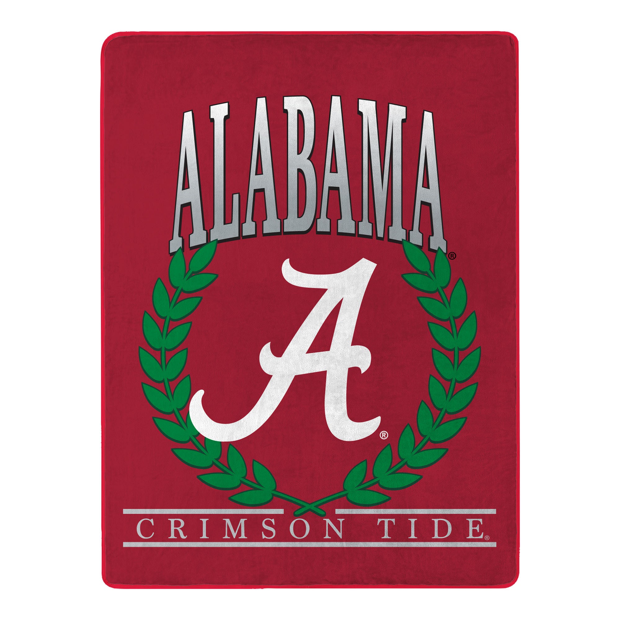 Alabama Con Tide NCAA Plateilk Touch Throw Blanket