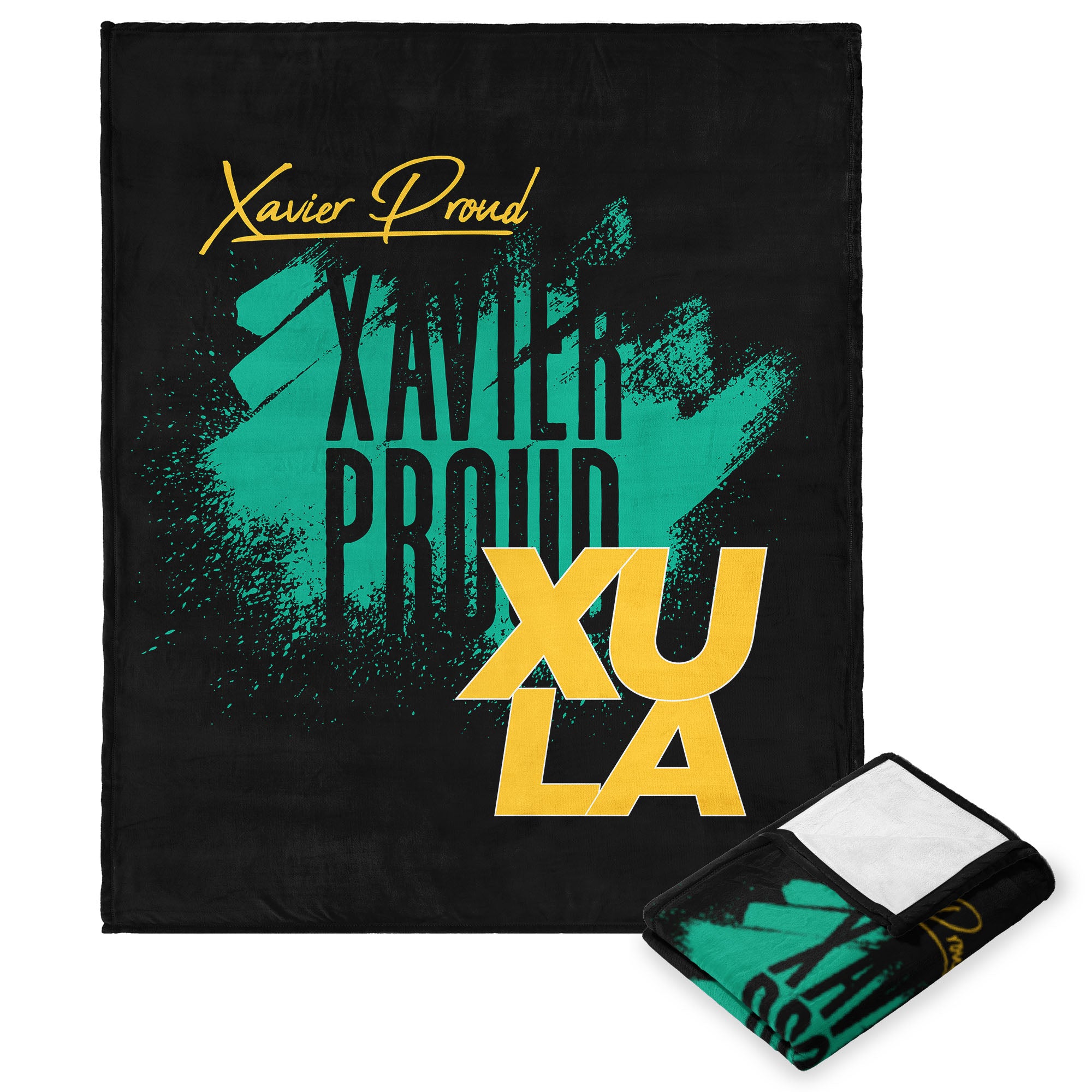 NCAA Xavier Traditiilk Touch Throw Blanket