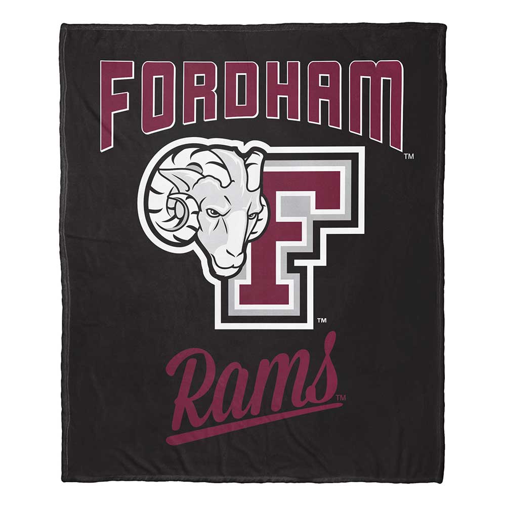 NCAA Fordham Alumilk Touch Throw Blanket