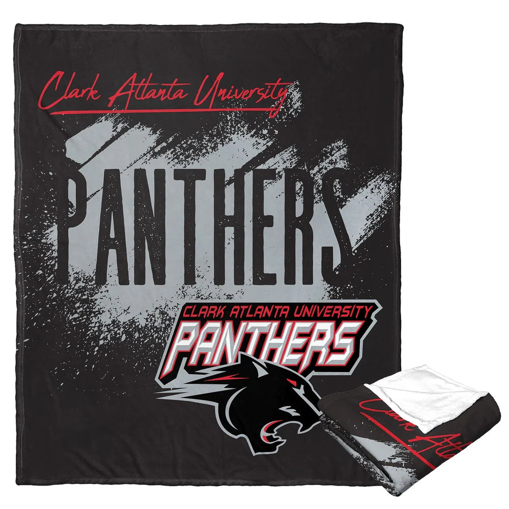 NCAA Clark Atlanta Pant School Traditiilk Touch Throw Blanket