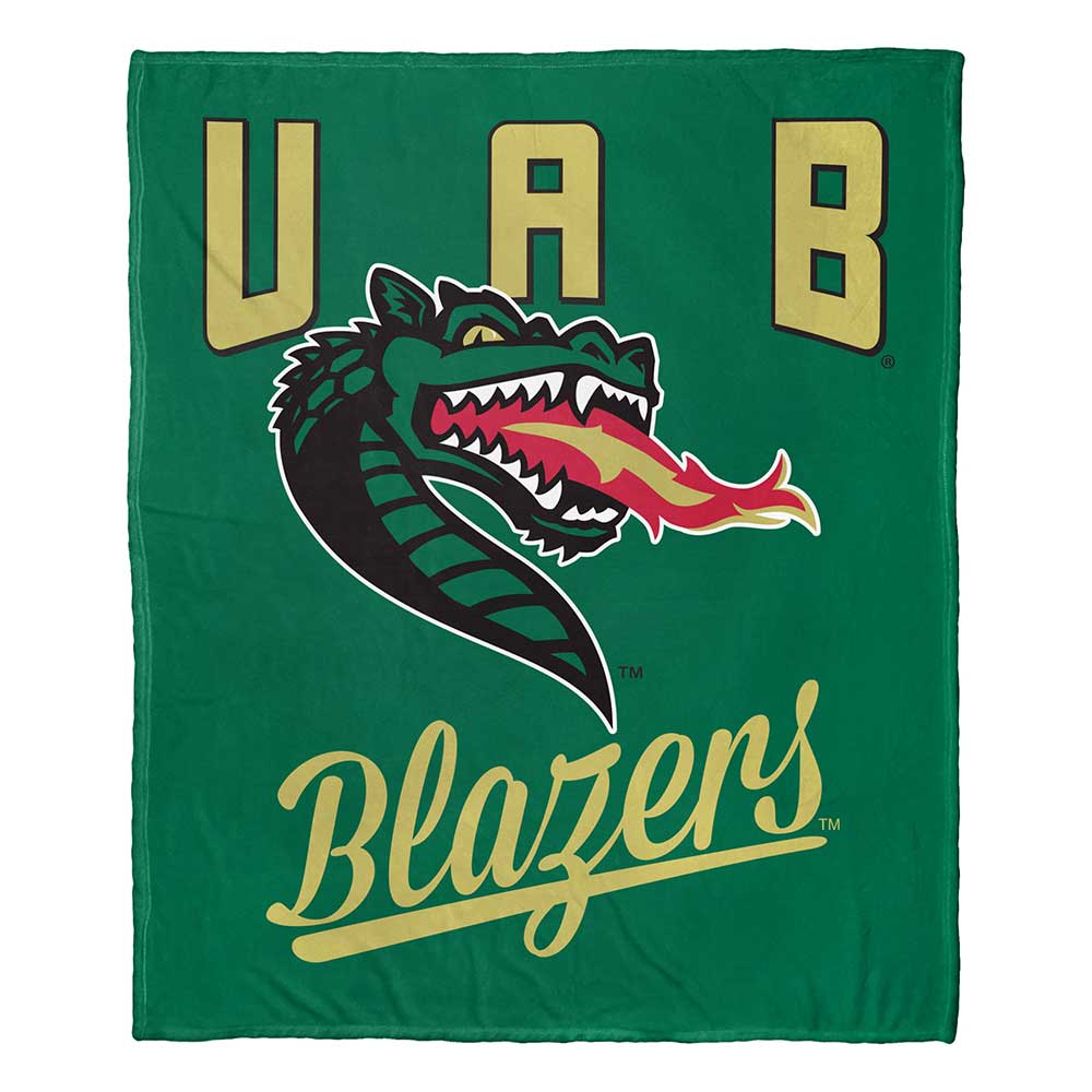 NCAA UAB Bla Alumilk Touch Throw Blanket
