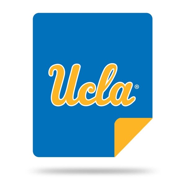 NCAA UCLA Br Silver Knit Throw Blanket