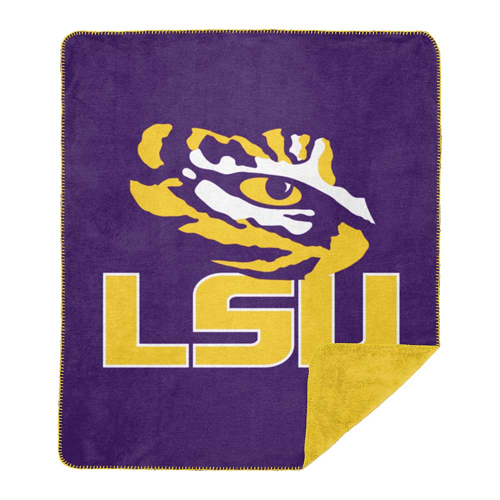 NCAU Ti Silver Knit Throw Blanket
