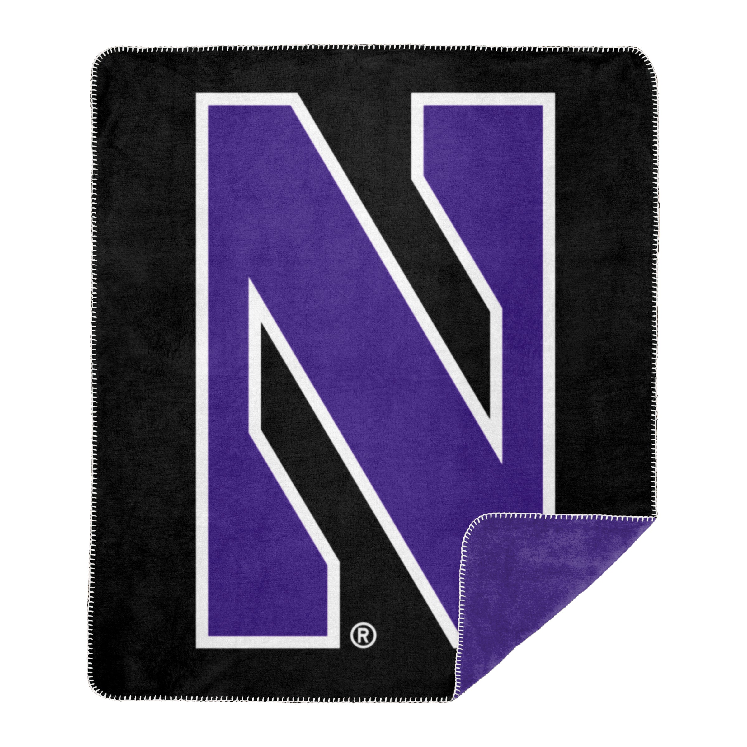 NCAA Norttern Wild Silver Knit Throw Blanket