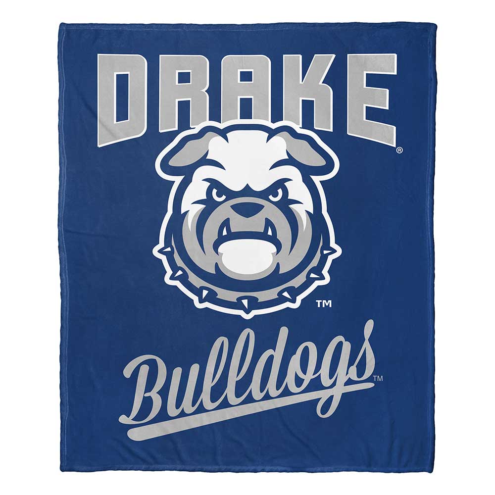 NCAA Drake Bull Alumilk Touch Throw Blanket