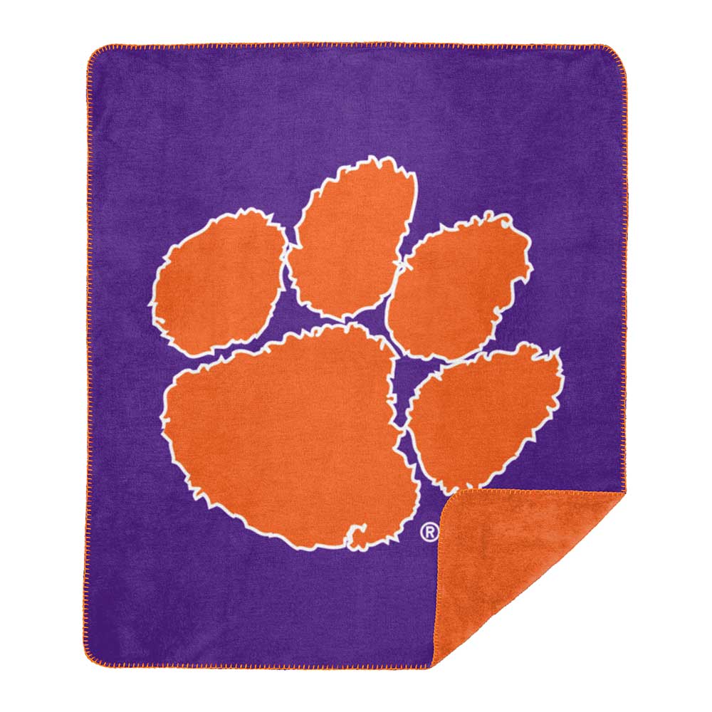 NCAA Con Ti Silver Knit Throw Blanket