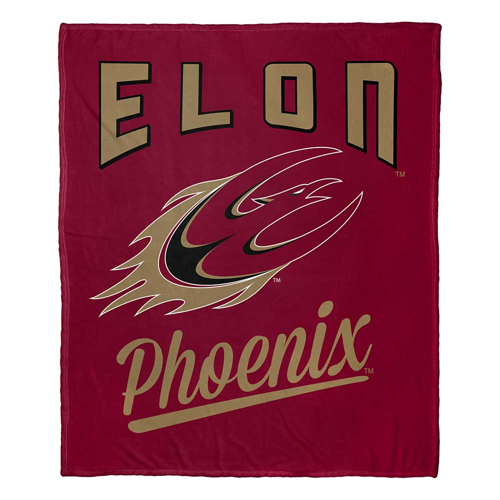 NCAA Elon Phoenix Alumilk Touch Throw Blanket