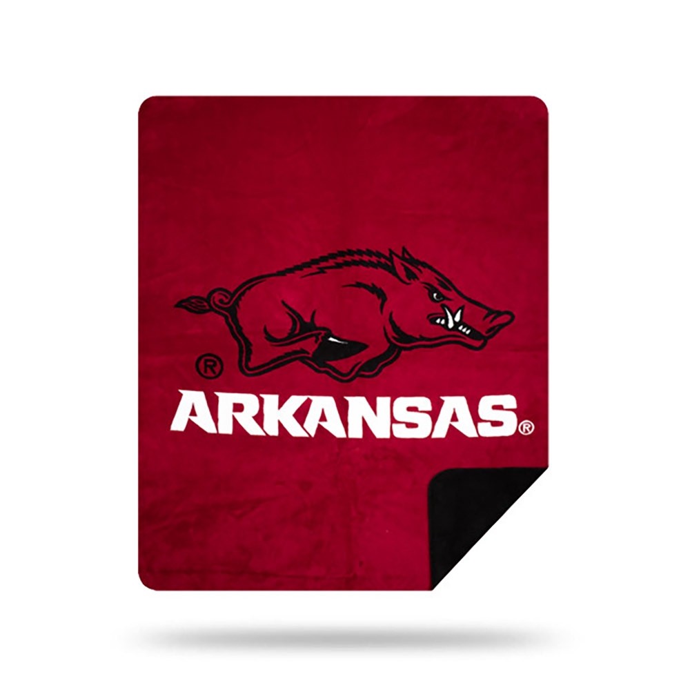 NCAA Aras Razorb Silver Knit Throw Blanket