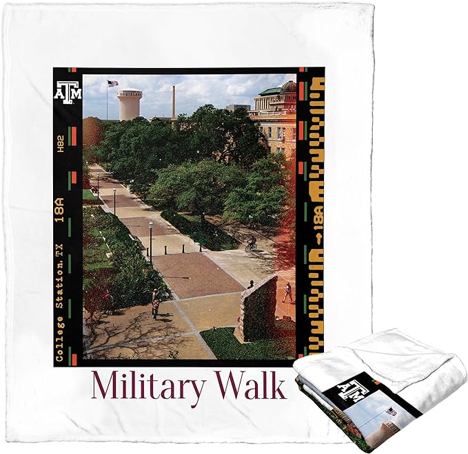 NCAA Ca Life T A&M Ag Silk Touch Throw Blanket