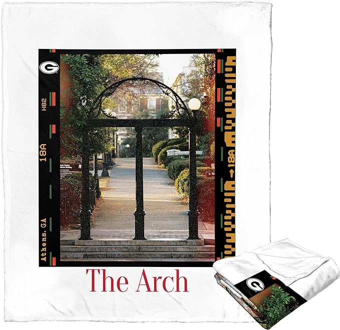 NCAA Ca Life Georgia Bull Silk Touch Throw Blanket