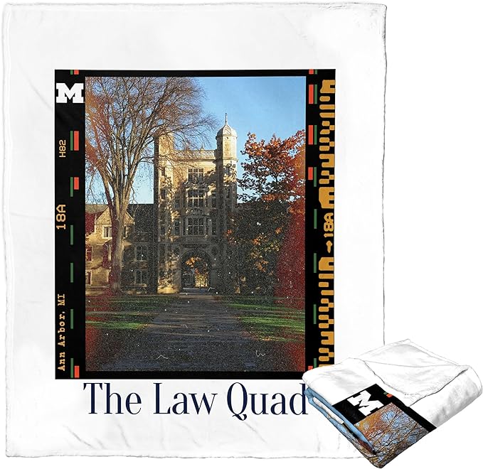 NCAA Ca Life Michigan Wolver Silk Touch Throw Blanket
