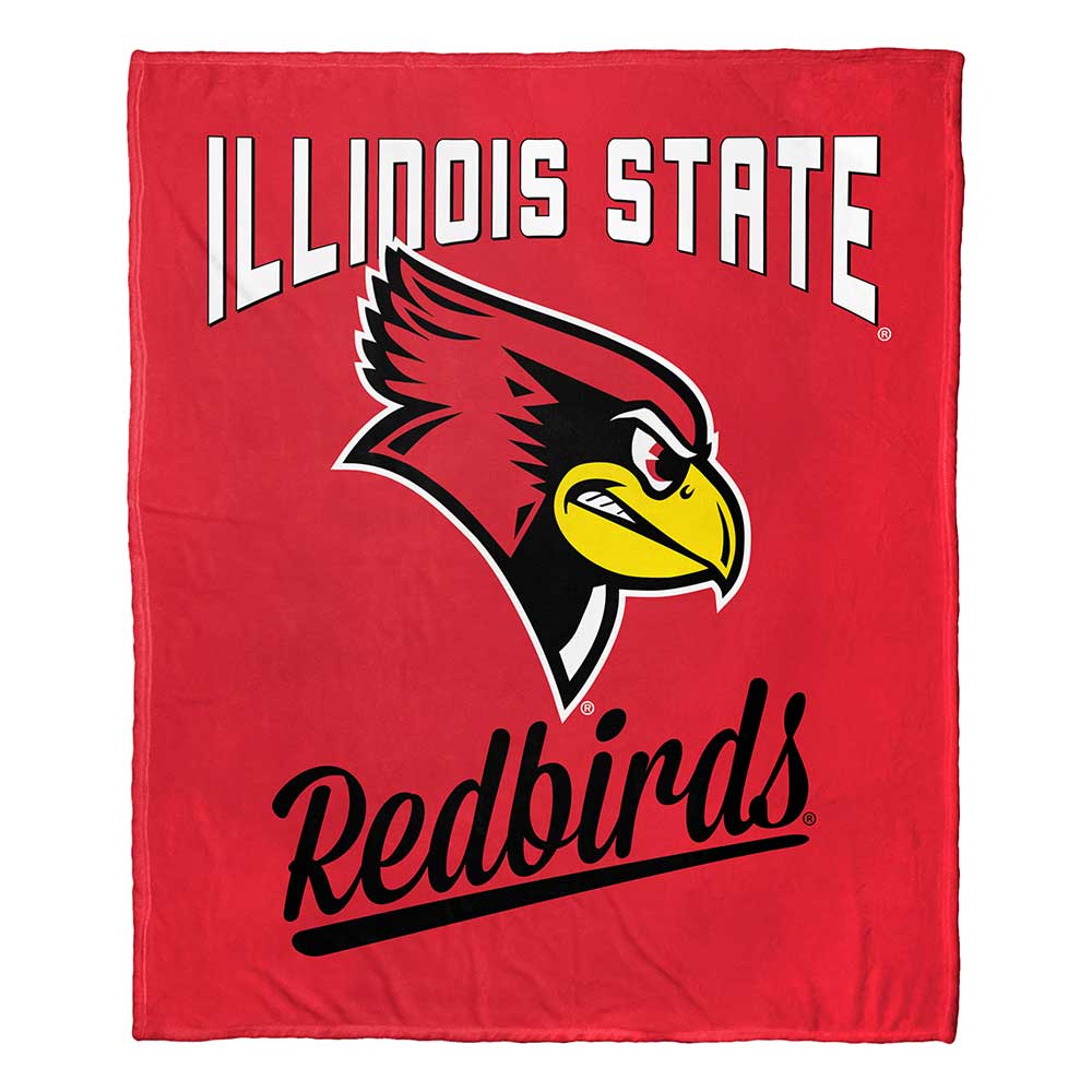NCAA Illi State Redb Alumilk Touch Throw Blanket