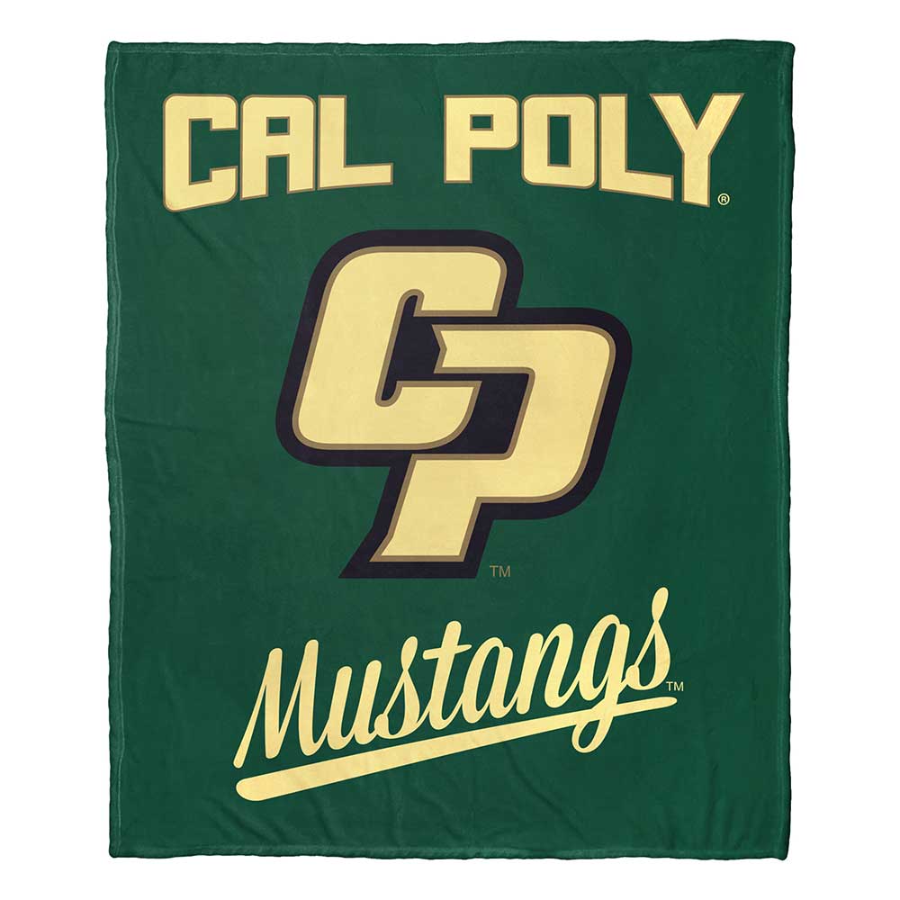 NCAA Cal Polyt Alumilk Touch Throw Blanket