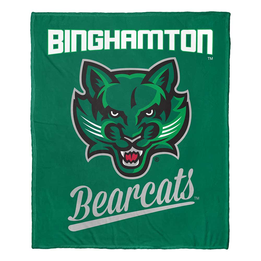 NCAA Binghamton Bear Alumilk Touch Throw Blanket