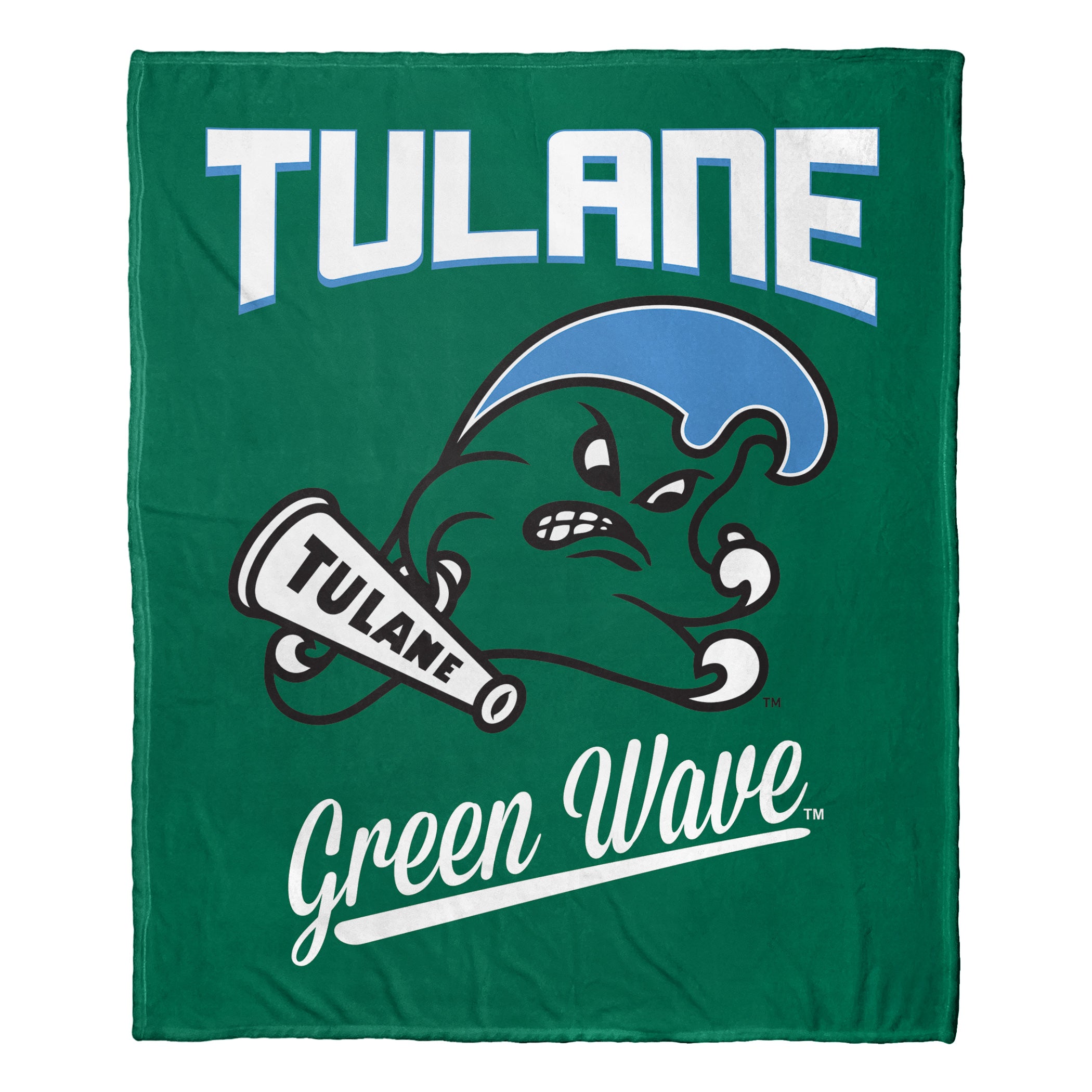 NCAA Tulane Green Wave Alumilk Touch Throw Blanket